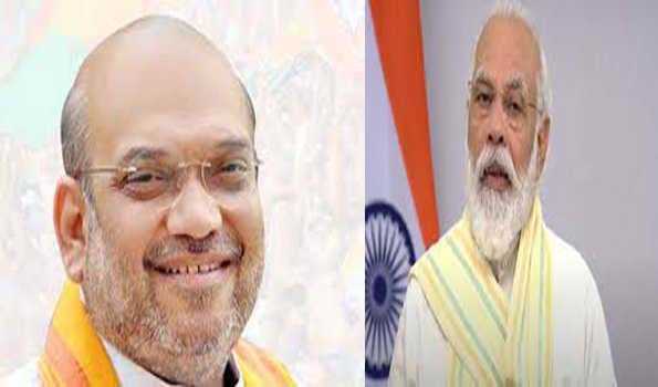 शाह ने मोदी को जन्मदिन पर दी शुभकामनाएं